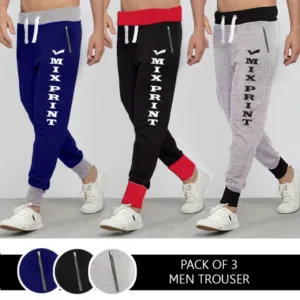 Pack of 3 Stylish Trousers for Men